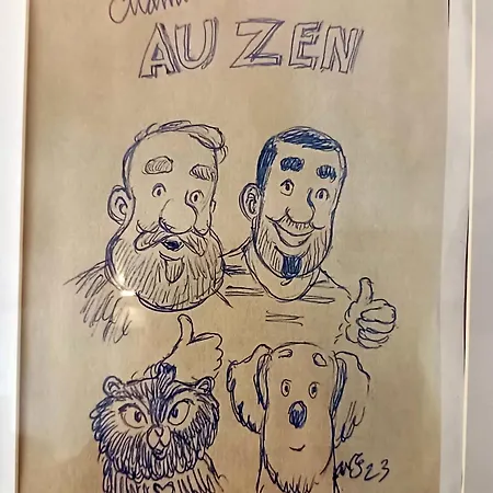 فندق مبيت وإفطار D'hote-friterie Au Zen Chris Et Jenni *